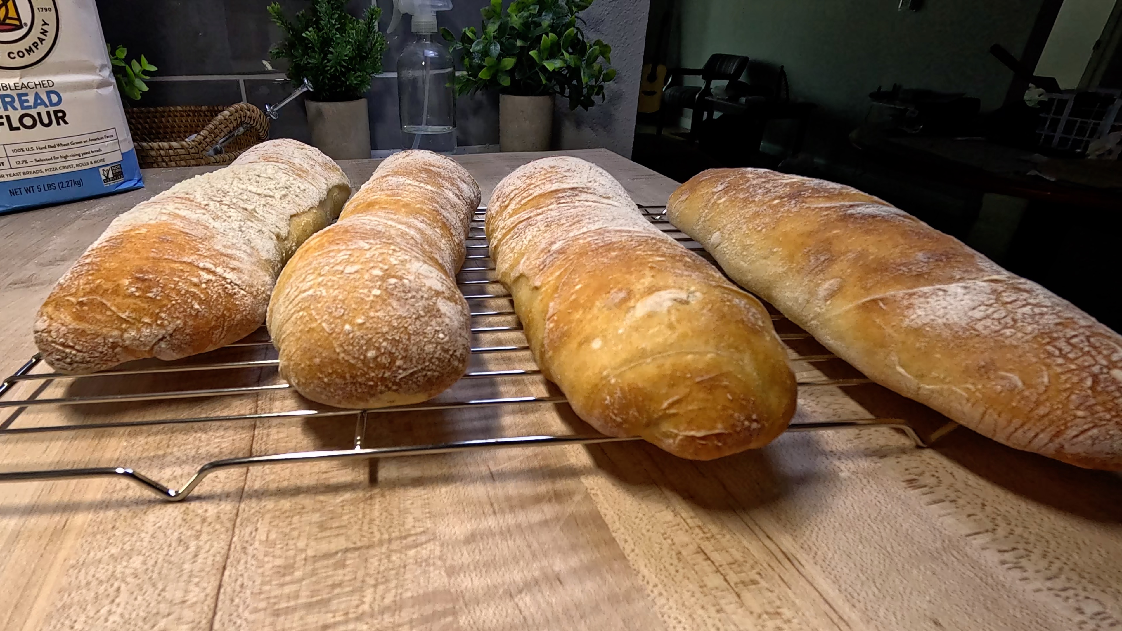 Rustic No-Fuss Sourdough Baguettes image 2